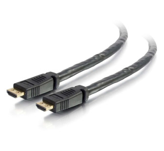 C2G 50ft HDMI Cable with Gripping Connectors - Plenum CL2P-Rated