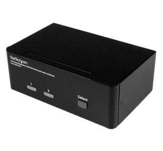 StarTech.com 2 Port DisplayPort Dual-Monitor KVM Switch - DisplayPort KVM - 4K 60 Hz