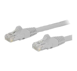 StarTech.com 125ft White Cat6 Patch Cable with Snagless RJ45 Connectors - Long Ethernet Cable - 125 ft Cat 6 UTP Cable