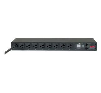 Schneider Electric Rack PDU, Metered, 1U, 20A, 120V, (8) 5-20