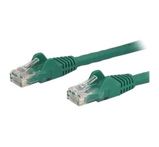StarTech.com 30ft Green Cat6 Patch Cable with Snagless RJ45 Connectors - Long Ethernet Cable - 30 ft Cat 6 UTP Cable