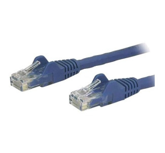 StarTech.com 12ft Blue Cat6 Patch Cable with Snagless RJ45 Connectors - Cat6 Ethernet Cable - 12 ft Cat6 UTP Cable