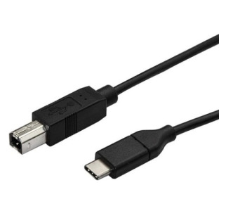 StarTech.com 3m 10 ft USB C to USB B Printer Cable - M/M - USB 2.0 - USB C to USB B Cable - USB C Printer Cable - USB Type C to Type B Cable