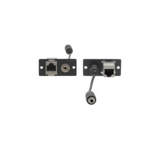 Kramer Wall Plate Insert - 3.5mm Stereo Audio & RJ-45
