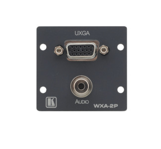 Kramer Wall Plate Insert - 15-pin HD & 3.5mm Stereo Audio