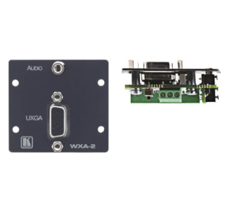 Kramer WXA-2 Wall Plate Insert - 15-pin HD & 3.5mm Stereo Audio to Terminal Block