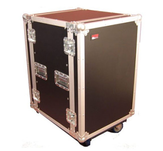 Gator G-Tour 16U Cast Road Cases with Rack and Casters