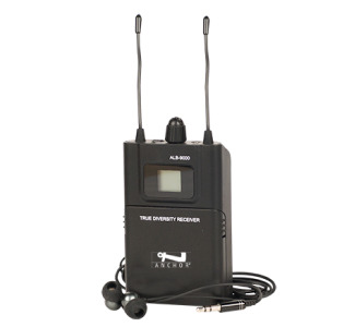 Anchor ALB-9000 Assistive Listening belt pack receiver ALT-9000 & carry case