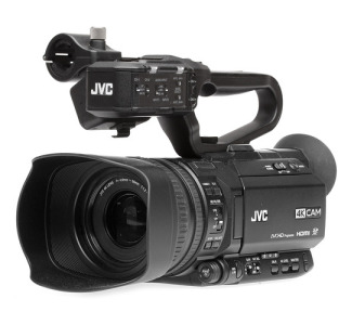 JVC GY-HM250U 4K Compact Handheld Camcorder w/Integrated 12x Lens