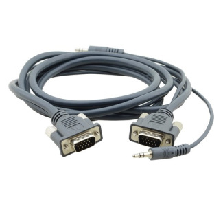 Kramer 15-pin HD & 3.5mm Stereo Audio Micro Cable