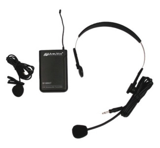 AmpliVox S1693 - Wireless 16 Channel UHF Lapel & Headset Mic Replacement Kit