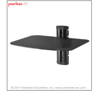 Peerless-AV ESHV20 Mounting Shelf for A/V Equipment - Black