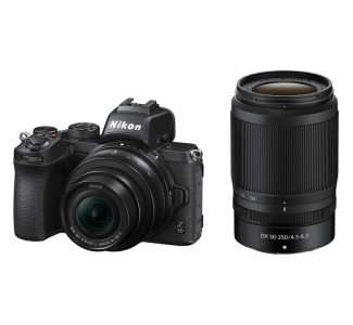 Nikon Z50 20.9 Megapixel Mirrorless Camera with Lens - 16 mm - 50 mm (Lens 1), 50 mm - 250 mm (Lens 2)