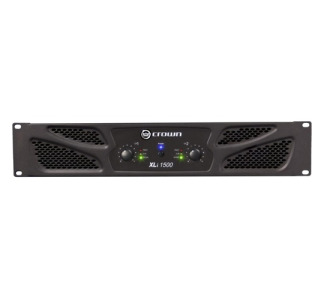 Crown 1500 Amplifier - 660 W RMS - 2 Channel - Dark Gray