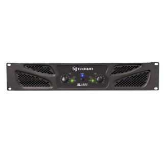 Crown 800 Amplifier - 400 W RMS - 2 Channel - Dark Gray