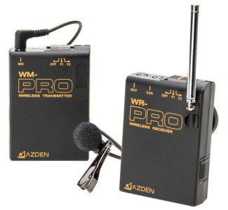 Azden WLX-PRO+i Wireless Lavalier Microphone System