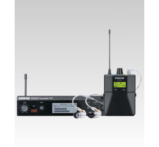Stereo Personal Monitor System with P3RA Professional Wireless Bodypack Receiver, 566 to 590MHz Frequency Range
