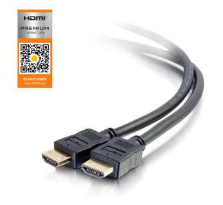 C2G 10ft Premium High Speed HDMI Cable with Ethernet - 4K 60Hz