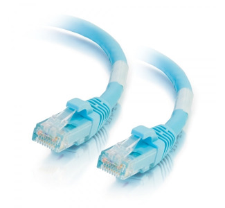 C2G 50ft Cat6a Snagless Unshielded (UTP) Network Patch Ethernet Cable-Aqua