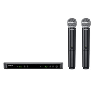 Shure Wireless Dual Vocal System with two SM58