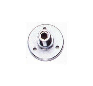 Shure A12 5/8in-27 Threaded Mounting Flange, Matte Silve