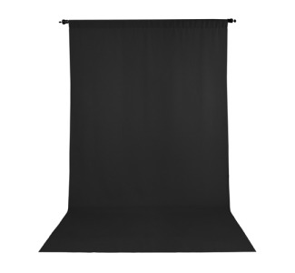 Promaster 2722 Wrinkle Resistant Backdrop 5'x9' - Black