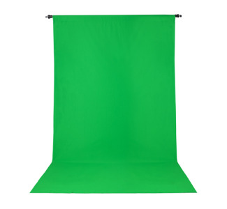 Promaster 2785 Wrinkle Resistant Backdrop 5'x9' - Chroma-key Green