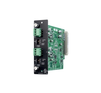 2-channel Input Module for Mic and Line Level Inputs