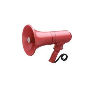 Handheld Megaphone with Siren, Red