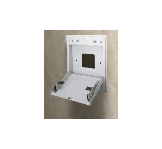 Tilt out wall rack