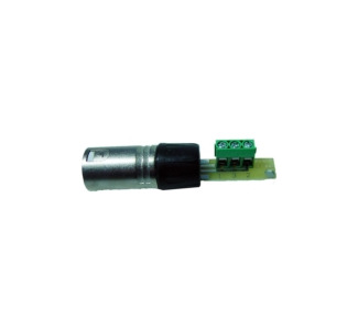 Male XLR to Screw Terminal