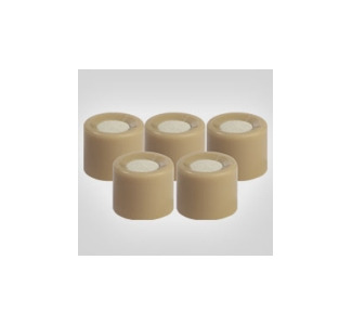 Filtered Protective Mid Boost Cap for WL50T, WL53T, Tan with Silver Top (Contains Five)