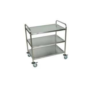 Stainless Steel Cart, 3 Shelves