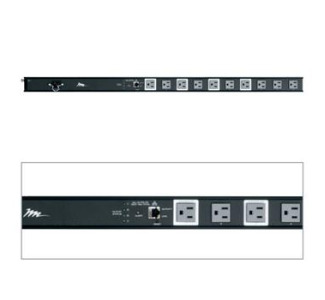 10-outlet 15A Low Profile Vertical IP Controlled PDU with RackLink