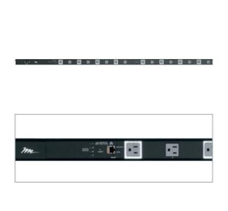 16-outlet 15A Low Profile Vertical IP Controlled PDU with RackLink