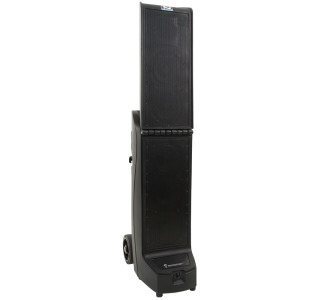 Bigfoot Line Array Portable Sound System with Built-in Bluetooth and Two Dual Wireless Mic Receivers