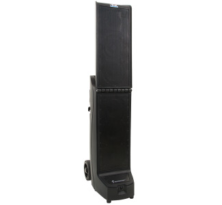 Bigfoot Line Array Portable Sound System with Built-in Bluetooth and Dual Wireless Mic Receiver