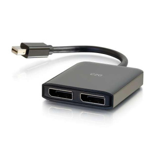 Mini DisplayPort 4K 1.2 to Dual DisplayPort MST Hub