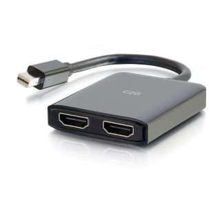Mini DisplayPort 4K 1.2 to Dual HDMI MST Hub