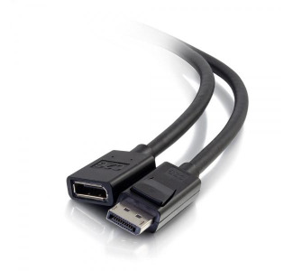 3ft DisplayPort Male to Female Extension Cable