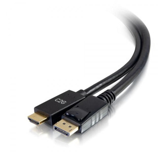 3ft DisplayPort™ Male to HDMI® Male Passive Adapter Cable - 4K 30Hz