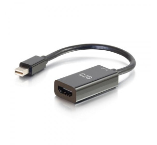 8in Mini DisplayPort™ Male to HDMI® Female Passive Adapter Converter - 4K 30Hz