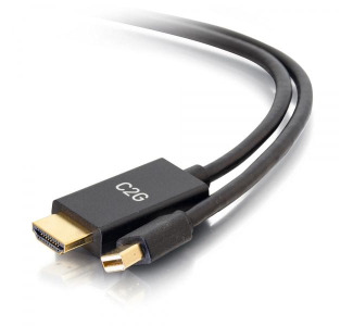 6ft Mini DisplayPort™ Male to HDMI® Male Passive Adapter Cable - 4K 30Hz