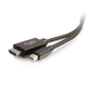 10 ft Mini DisplayPort Male to HDMI Male Adapter Cable, Black
