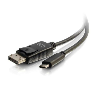 1 ft USB-C to DisplayPort Adapter Cable 4K 30 Hz, Black