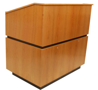 Coventry Solid Hardwood Customizable Multimedia Lectern