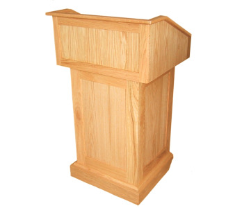 Victoria Solid Hardwood Lectern without Sound