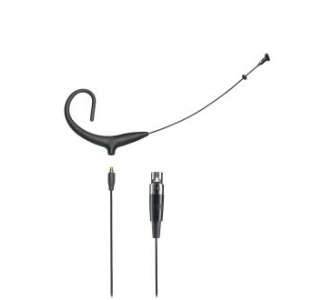 MicroSet cardioid condenser headworn microphone, TA4F-type, Black