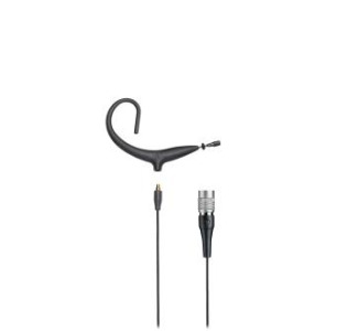 MicroSet omnidirectional condenser headworn microphone,  cW-style, black