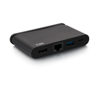 USB-C Travel Dock with HDMI, USB-A, Ethernet and USB-C Power Delivery up to 100 W - 4K 30 Hz